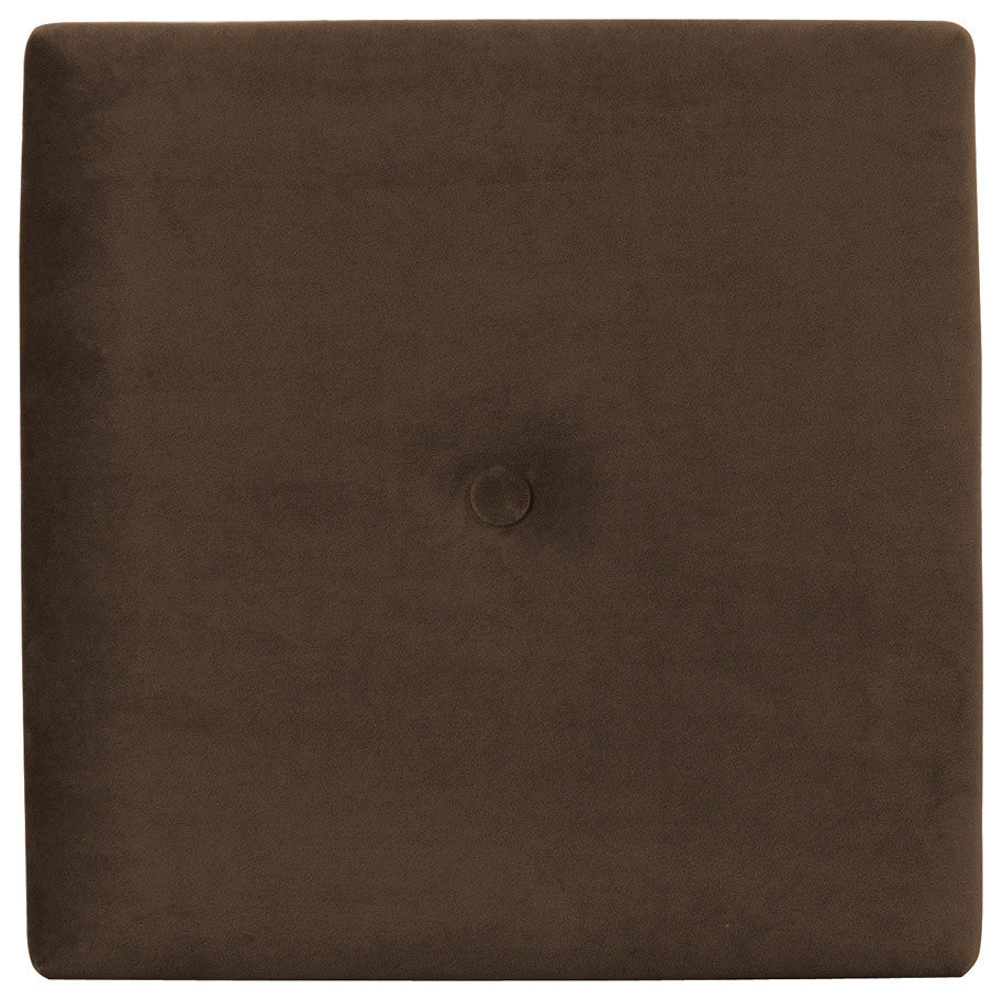 Bella 1" Wall Pixel I With Button, Chocolate