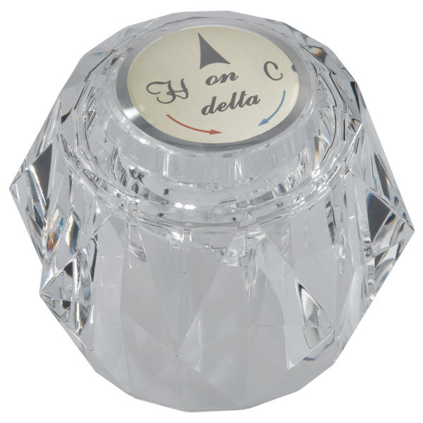 Other Clear Knob Handle With Button and Set Screw, Other Finishes