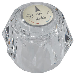 Other Clear Knob Handle With Button and Set Screw, Other Finishes