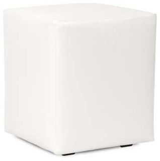 Avanti Universal Cube Ottoman, White