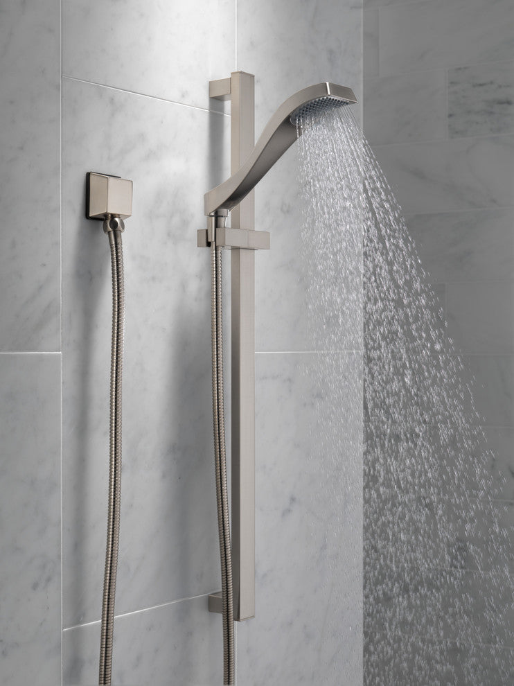 Delta Dryden Premium Single-Setting Slide Bar Hand Shower, Stainless, 57051-SS