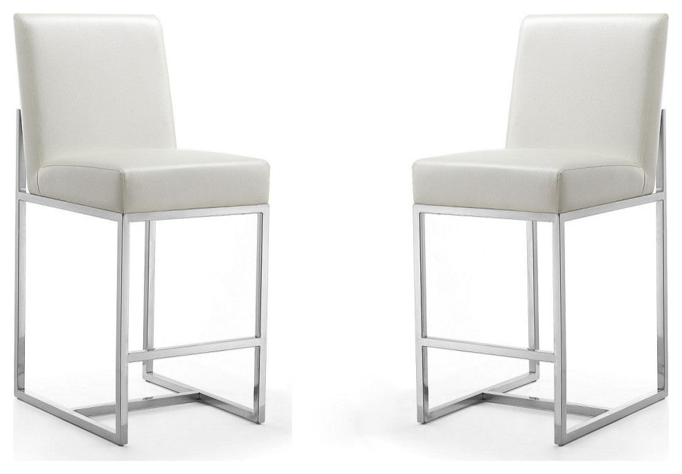 Manhattan Comfort Element Counter Stool, Set of 2