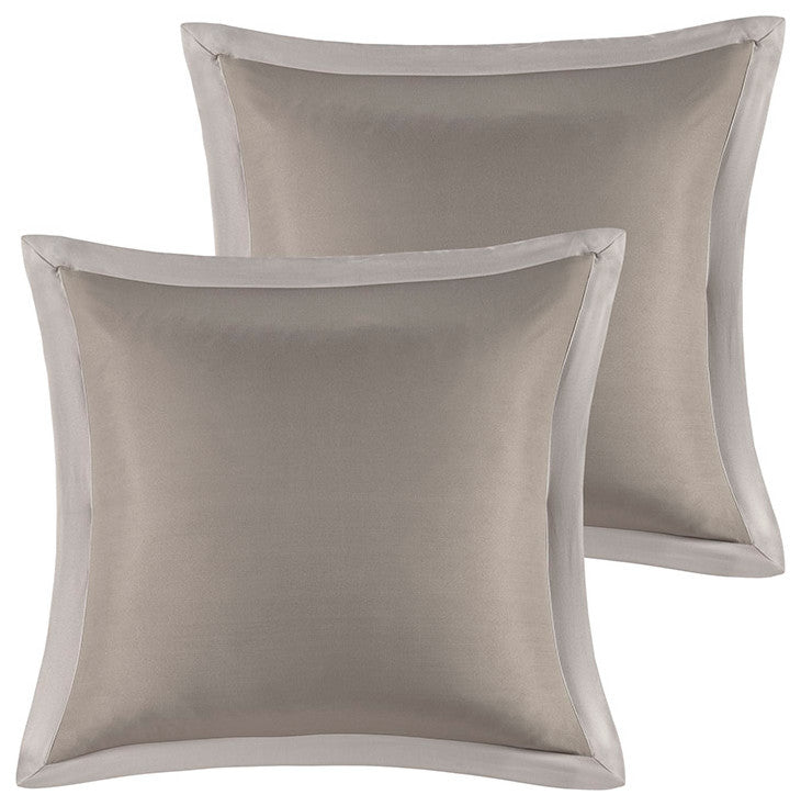 Madison Park Emilia 12 Piece Jacquard Complete Bed Set in Khaki