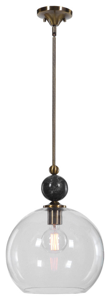 Uttermost Mendota 1-Light Glass Pendant
