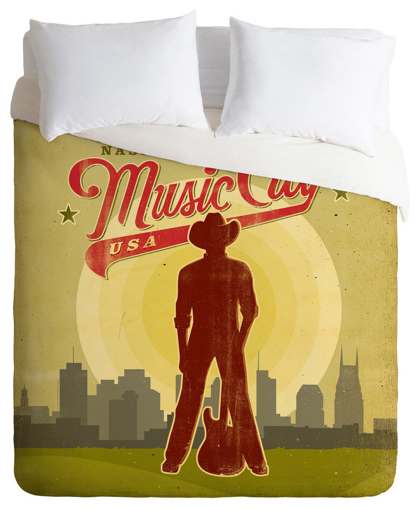 Deny Designs Anderson Design Group Music City Duvet Cover - Lightweight