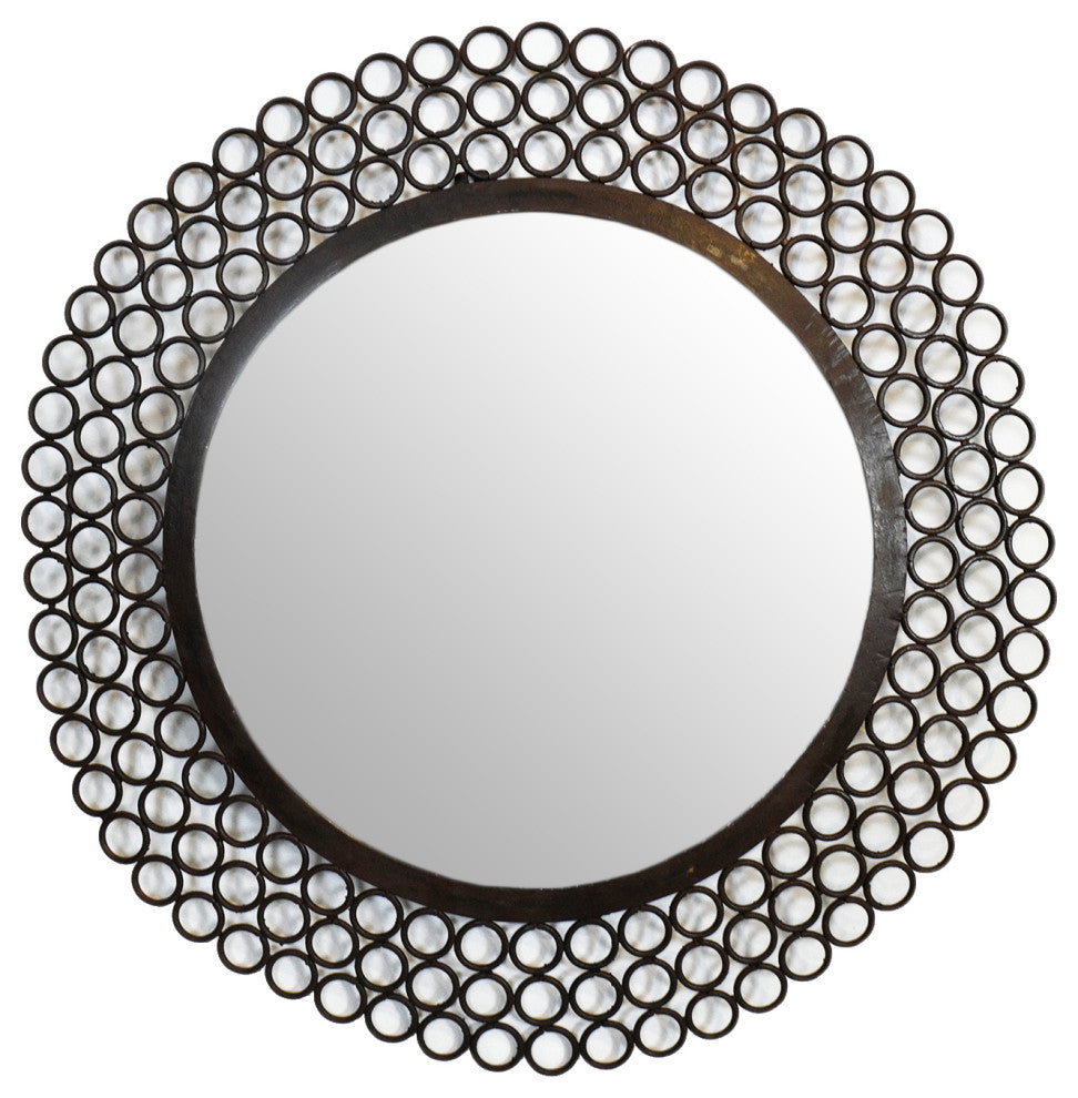 Iron Round Ring Mirror