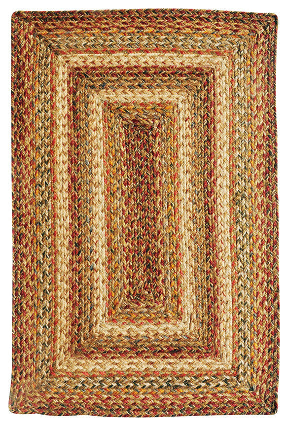 Homespice Decor Harvest Jute Braided Rug 20" x 30" (Rectangle)