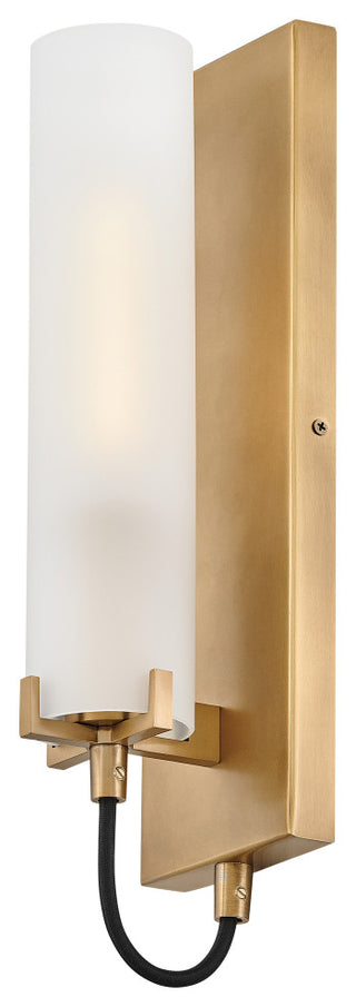 Hinkley Ryden Medium Single Light Sconce, Heritage Brass