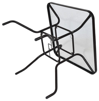 Modern Patio Square Table Steel Frame Dining Table