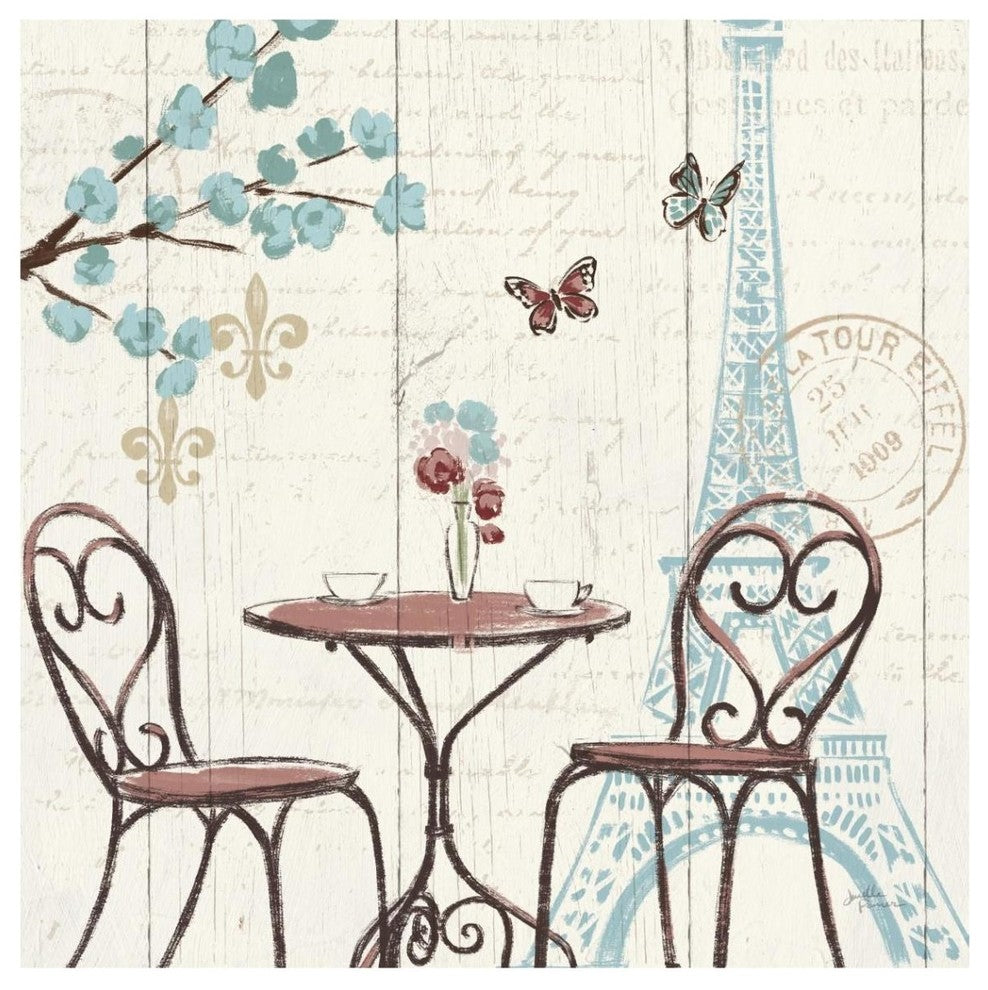 "Paris Tour V" Digital Paper Print by Janelle Penner, 42"x42"
