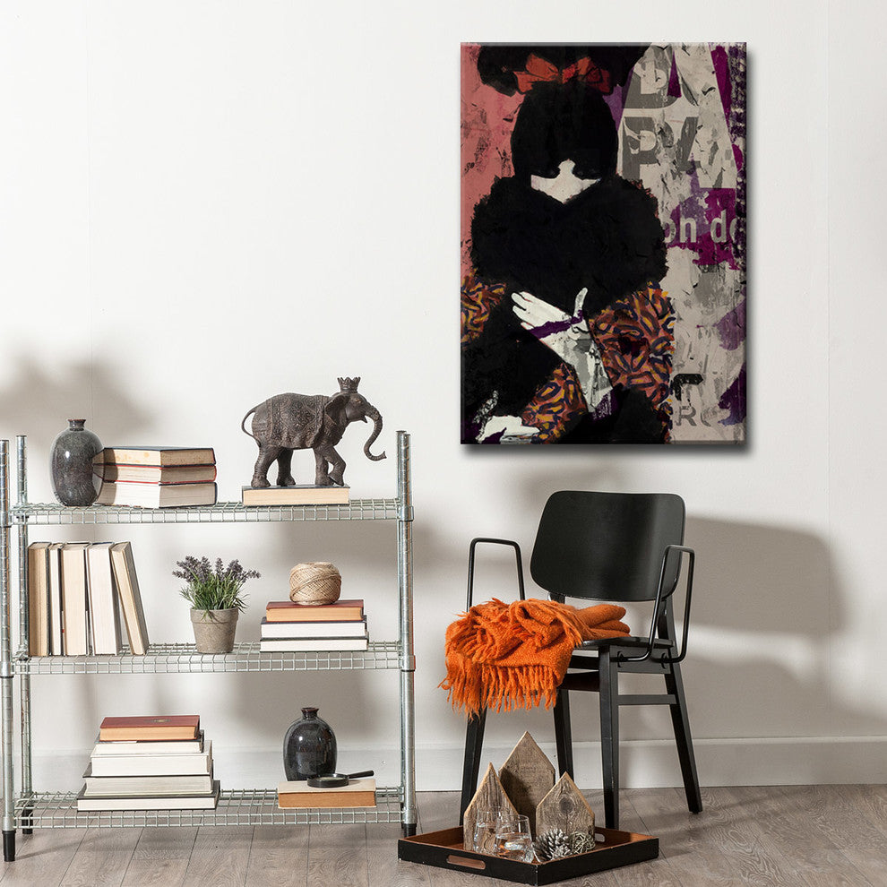 Urban Fashion XIV' Canvas Art by Ready2HangArt, 30" Hx20" W