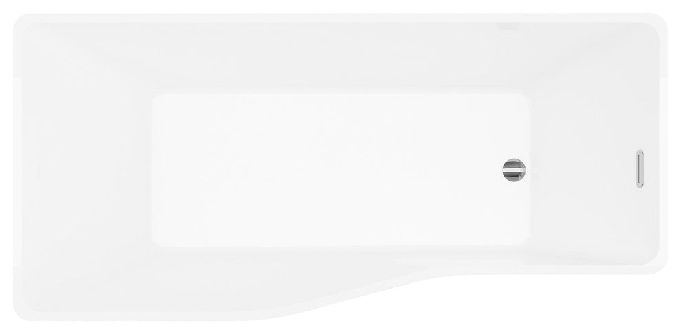 Riga-67" Freestanding Tub No Faucet