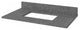 Chatham Traditional 36" Grey Single Sink Vanity, Boulder Cultured Marble Vanity