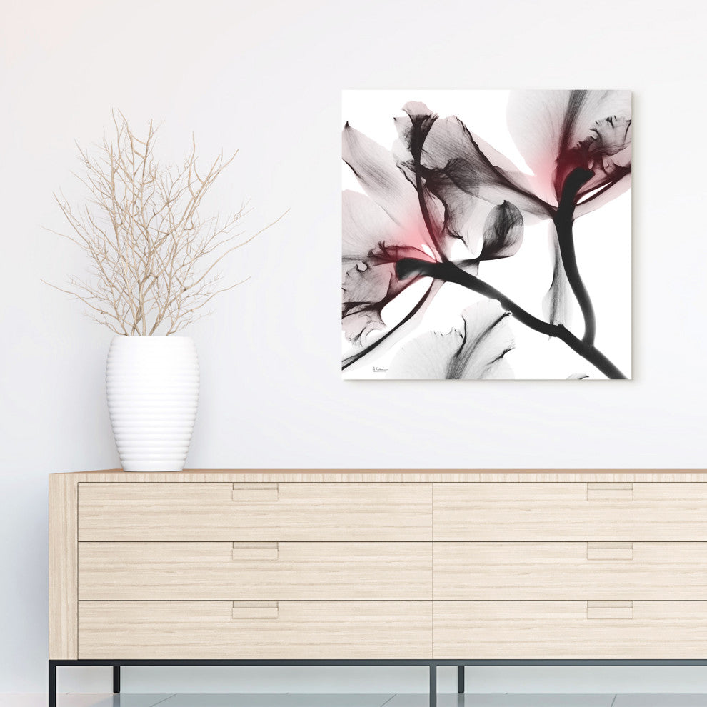 "Coral Luster 2" Frameless Free Floating Panel Graphic Wall Art, 24"x24"