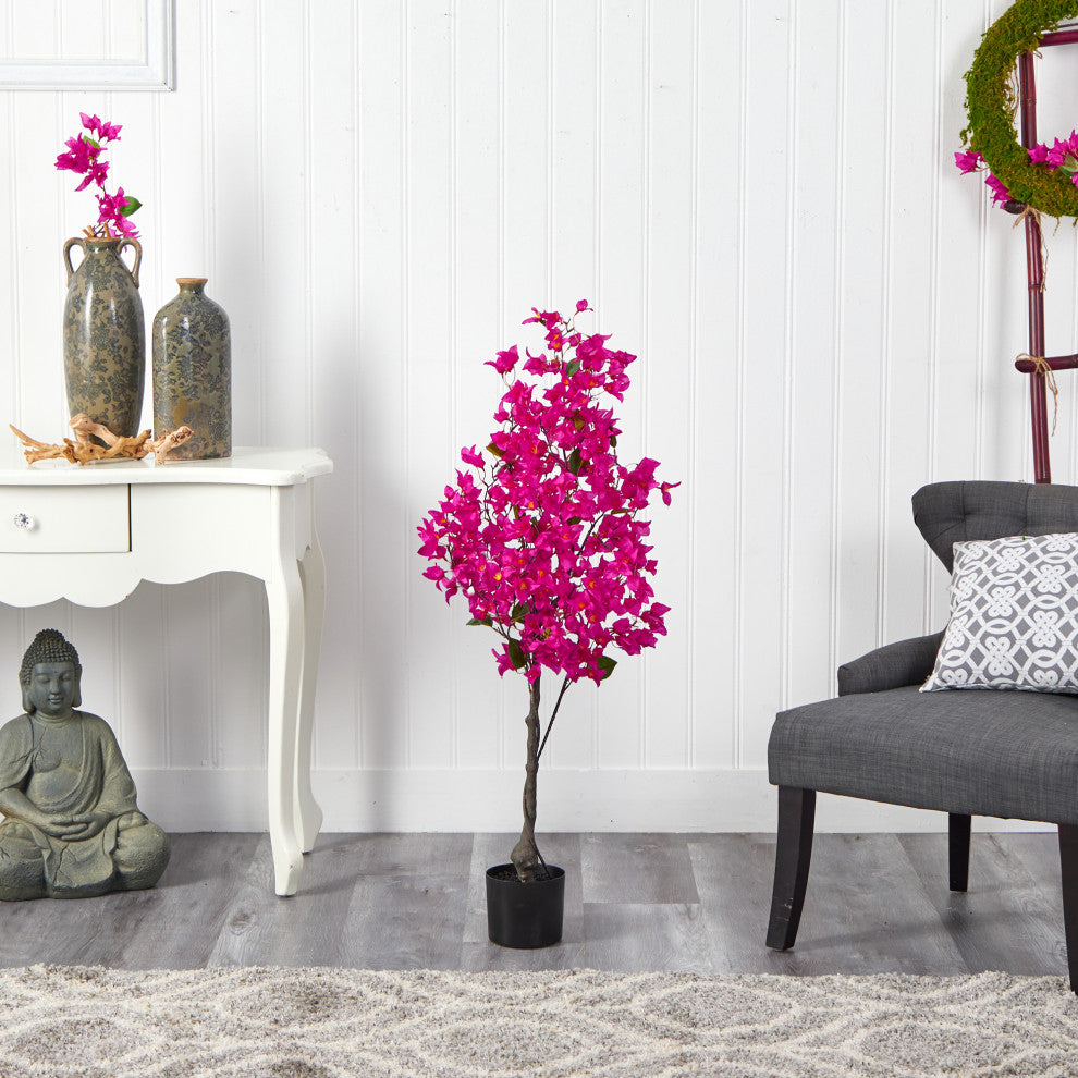 4' Bougainvillea Artificial Tree