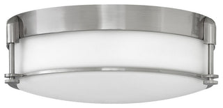 Hinkley Colbin Medium Flush Mount, Brushed Nickel
