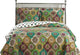 Bonnie Floral Printed Oversized Coverlet Set, Twin