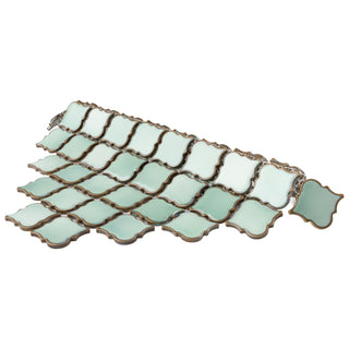 Hudson Tangier Mosaic Floor and Wall Tile, Mint Green