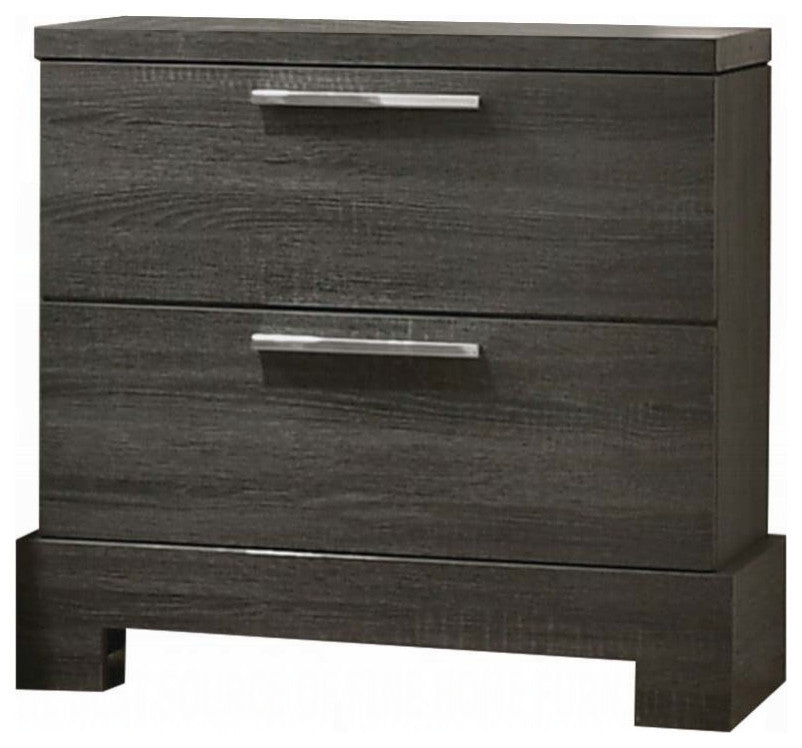 Lantha Nightstand, Gray Oak