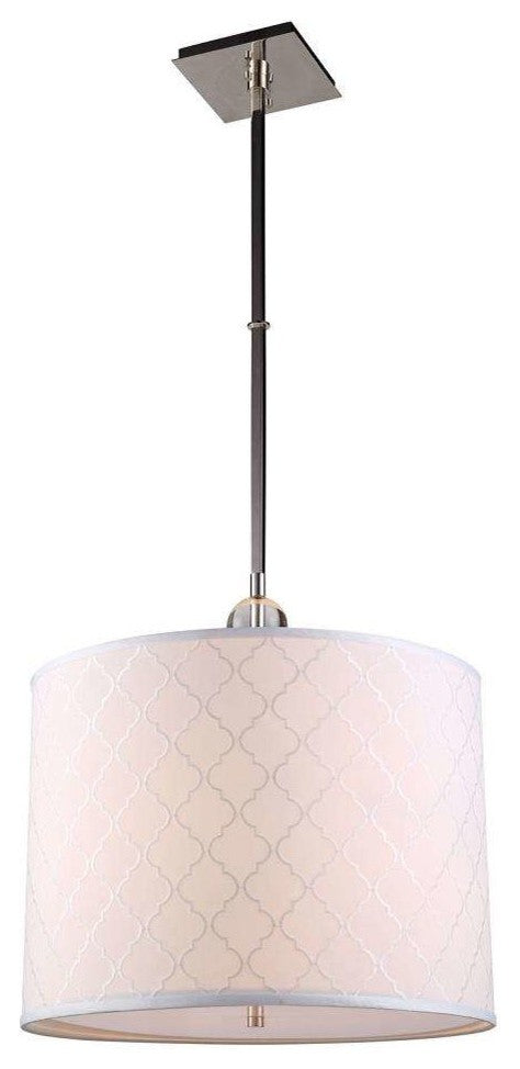 Urban Classic 1445 Gemma 2 Light 22" Pendant, Nickel
