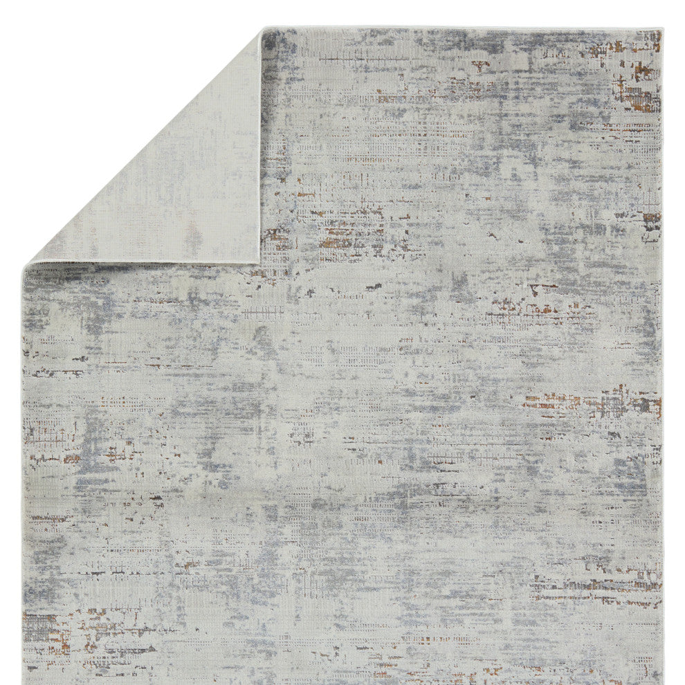 Jaipur Living Isola Abstract Gray/ Blue Area Rug 5'3"X7'6"
