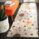 Safavieh Soho Soh747A Rug, Ivory/Multi, 2'6" X 8'0"