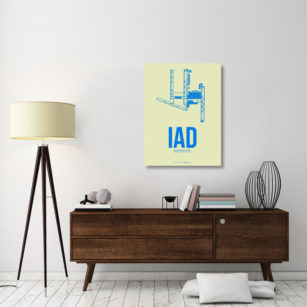 "IAD Washington Poster 1" Fine Art Print