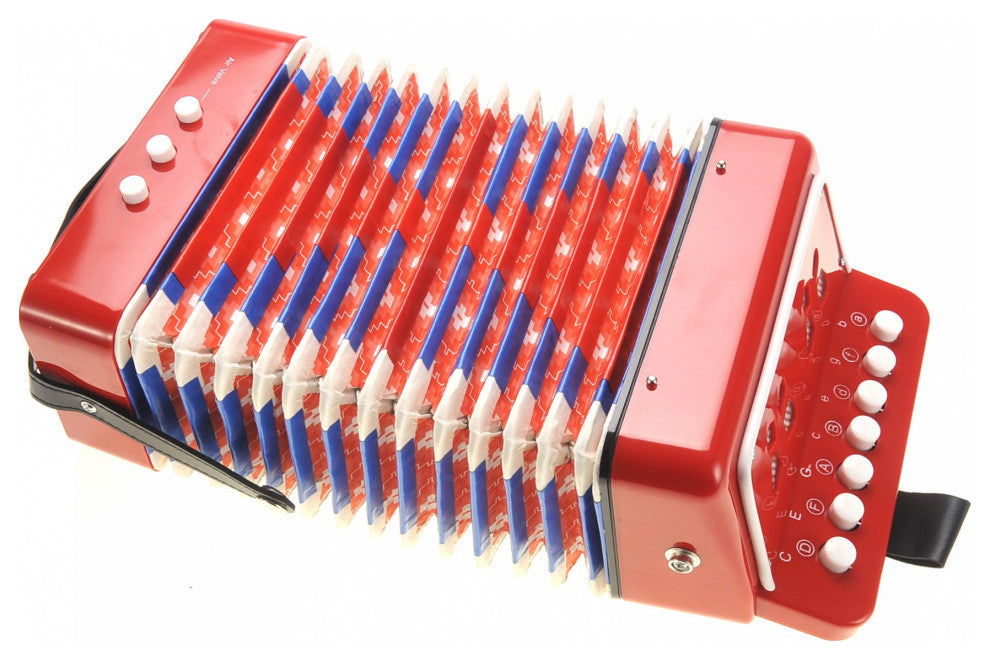 Children'S Musical Instrument Accordion, Red
