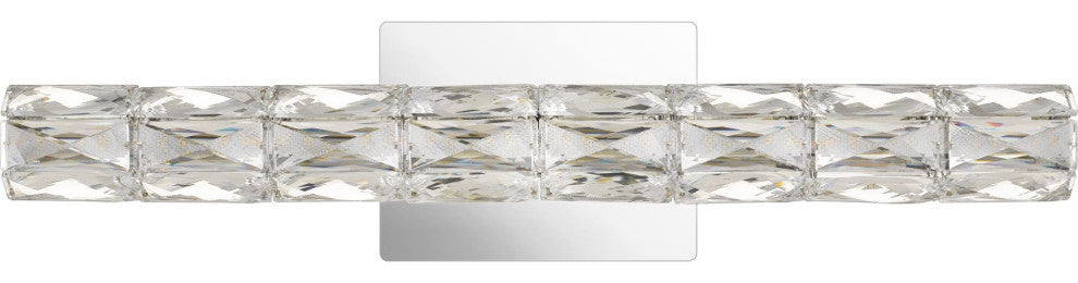 Quoizel PCLU8524 Luster 1 Light 24"W Integrated LED Bath Bar - Polished Chrome