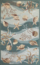 Sonesta 2003 Seafoam Shells Rug, 20"x30"