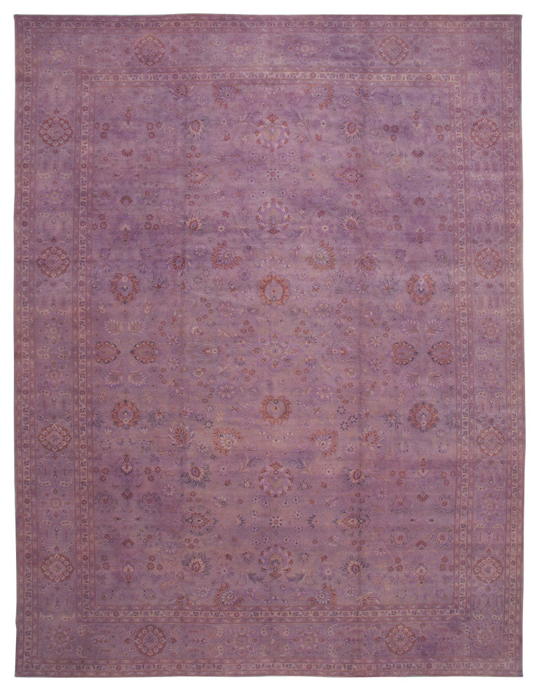 Rug N Carpet - Hand-Knotted Oriental 13' 1" x 17' 3" Oversize Oushak Area Rug