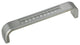 Utopia Alley Gleam Cabinet Pull, Brushed Nickel, 3.75", 10 Pack