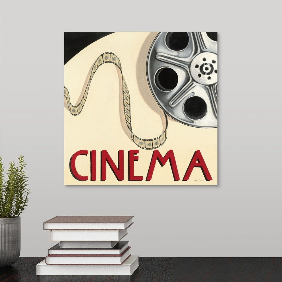 Cinema Wrapped Canvas Art Print, 12"x12"x1.5"