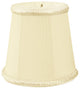 Decorative Trim Deep Empire Chandelier Lampshade Size 5, Eggshell, (6 Pack)