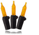 50 M5 Orange / Amber Light String, 3" Spacing On Black Wire
