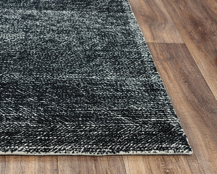 Rizzy Home ETC101 Etchings Area Rug 5'x7'6" Black