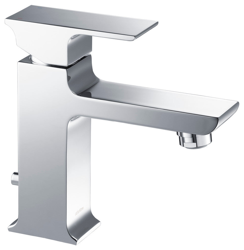 Adler Single Hole Faucet, Chrome, Chrome