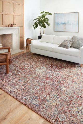 Loloi II Cassandra Rust / Ivory 5'-3" X 7'-9" Area Rug