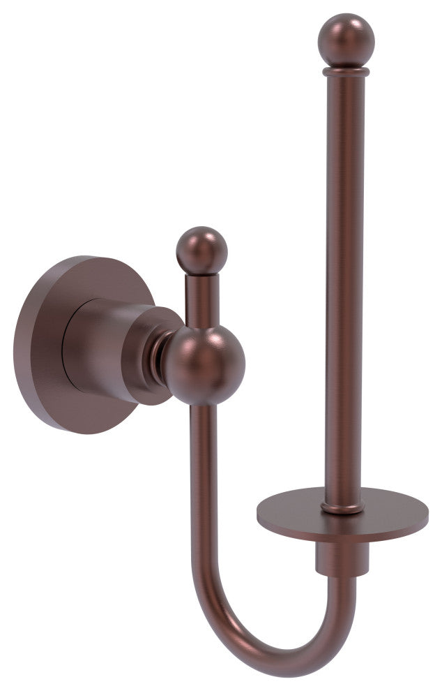 Astor Place Upright Toilet Tissue Holder, Antique Copper