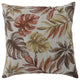 Benzara BM177973 Contemporary Style Leaf Designed Set of 2 Throw Pillows, Red