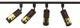 96" Moose and Black Bear 4 Light Track Lighting