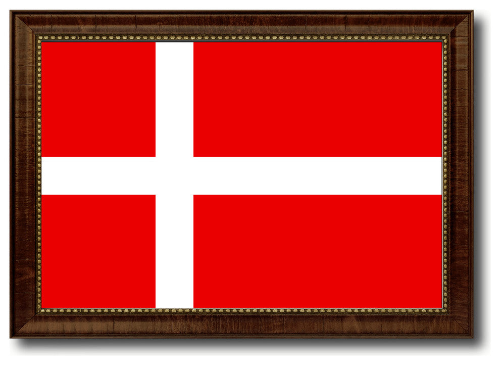 Denmark Country Flag Canvas Print, 15"x21"