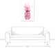 Watercolor Pink Pineapple 24x36 Canvas Wall Art
