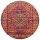 Ahgly Company Indoor Round Mid-Century Modern Area Rugs, 7' Round