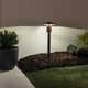 Textured Architectural Bronze 3000K LED Pyramid Path