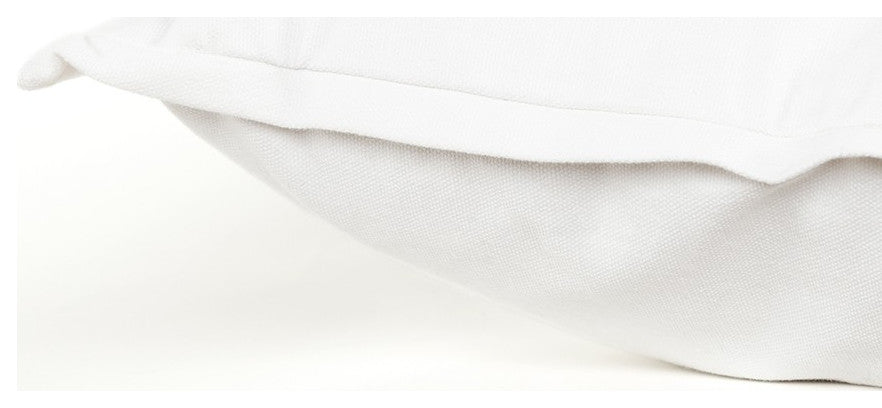 Black and White Flagship Message Throw Pillow