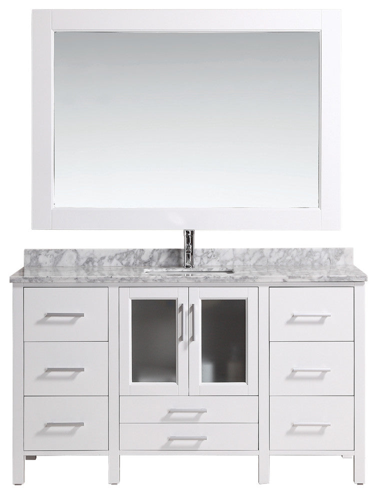 Stanton 60" Single Sink Vanity Set, White