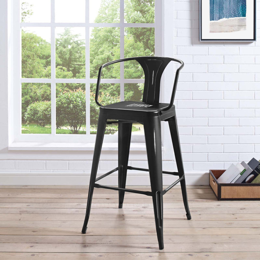 Black Promenade Bar Stool