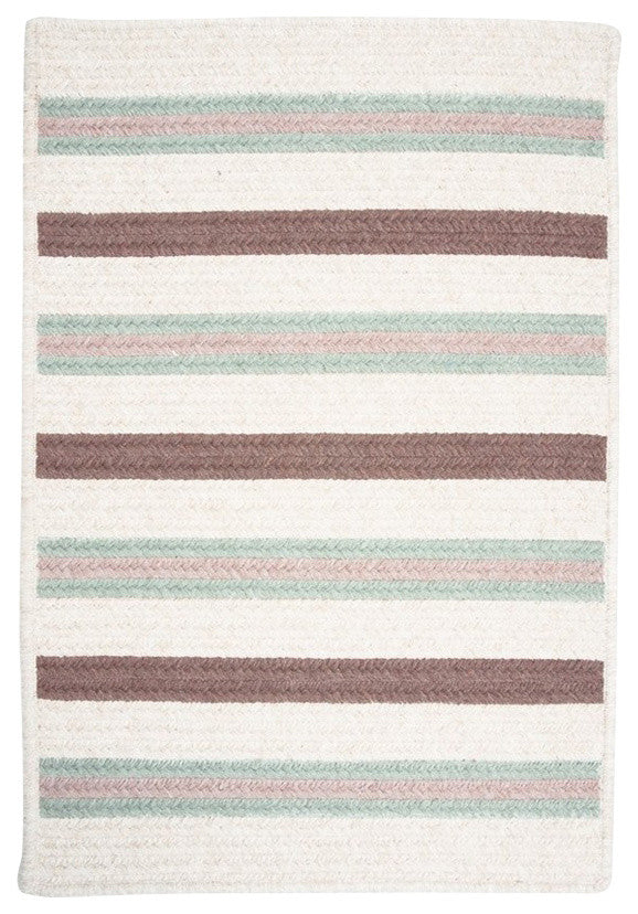 Colonial Mills Allure AL69 Misted Green Stripes Area Rug, Rectangular 8'x11'