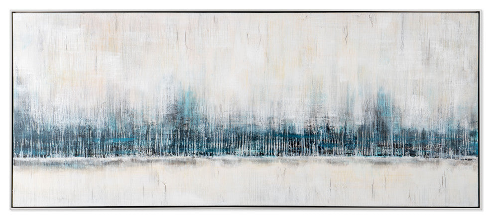 Cabalistic Horizon, Hand Painted Framed Canvas